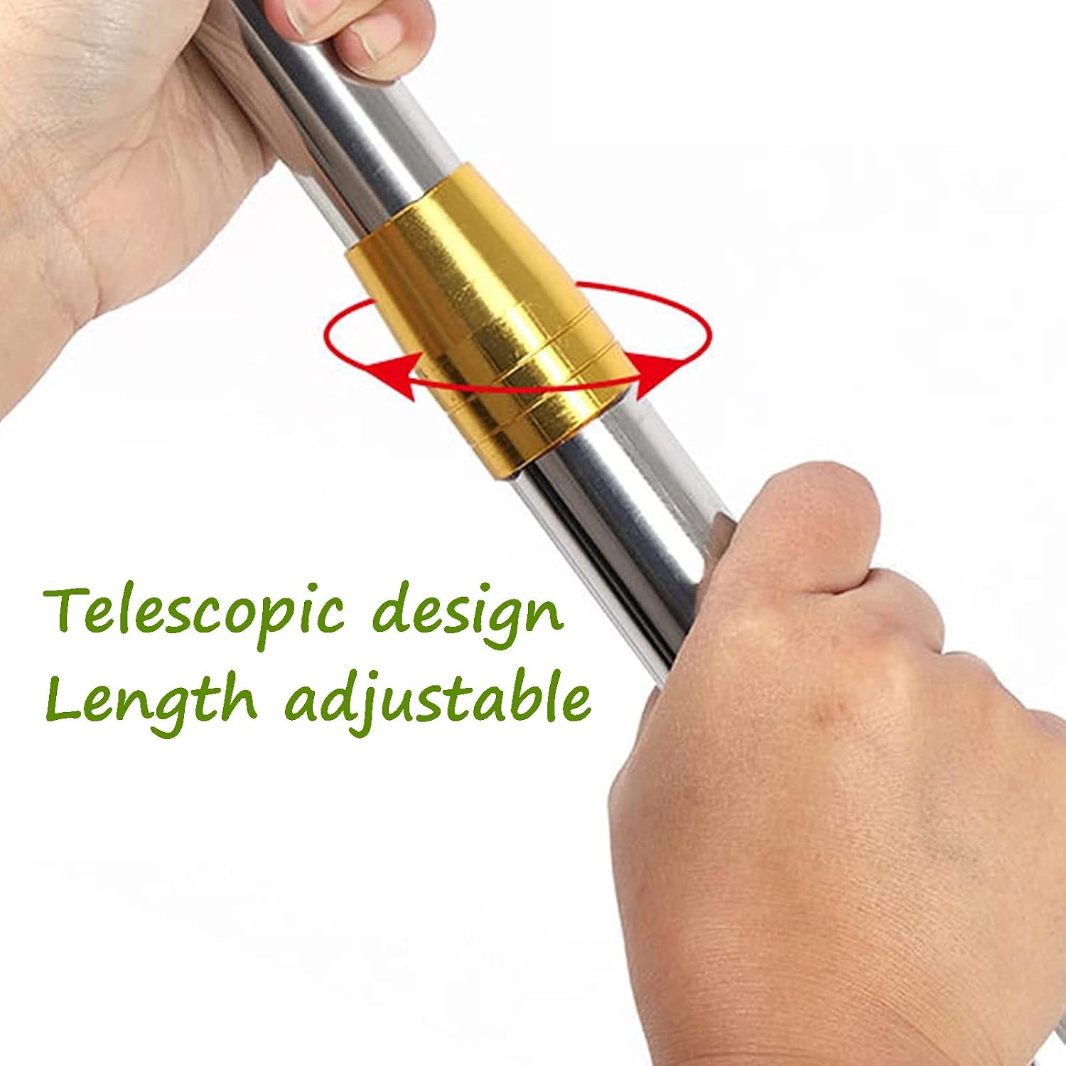 Fruit Picker with Telescopic Handle, Fruit Picker Tool Fruit Collector with Fruit Storage Bag Stainless Steel Apple Picker Labor Saving Gardening Farm Picking Device Tools,5m/16ft