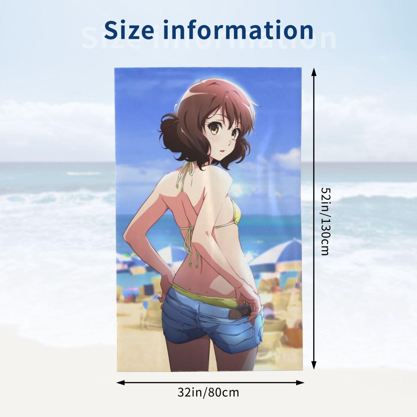 Amazon｜バスタオル 響け！ユーフォニアム 黄前 久美子 タオル パレオ