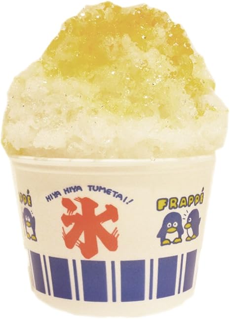 Amazon 食品サンプル 展示用 かき氷 レモン味 オブジェ インテリア 屋台 置物 オブジェ オンライン通販