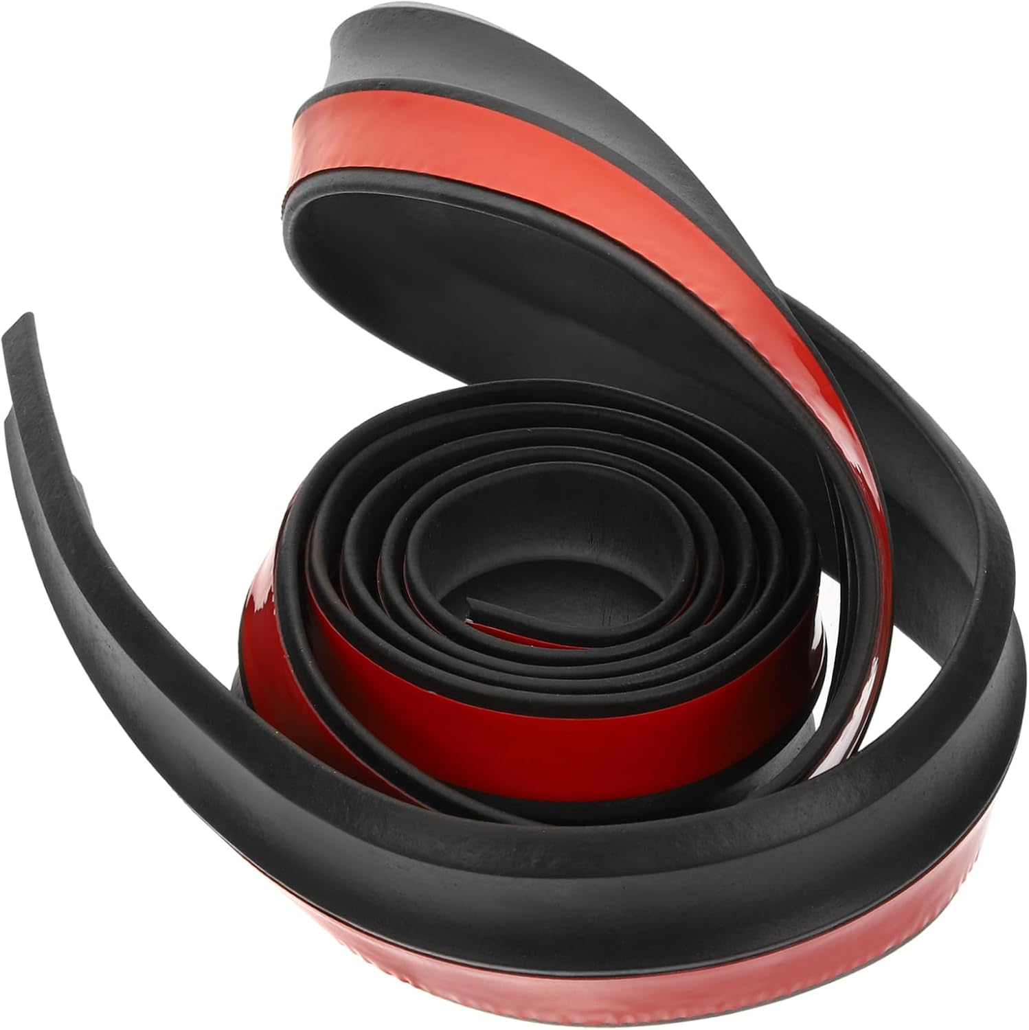 Outanaya 1Roll Adhesive Rubber Strip Roll Self Adhesive Weather Stripping Gasket for Sealing Floor Cushioning Vibration Reduction Versatile Rubber Material for DIY Projects
