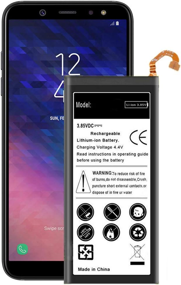 Galaxy A6 Battery,Lasting Capacity Replaceable Li_ion Business Extra 3400mAh Internal Battery for Samsung Galaxy A6 SM-A600A Cricket