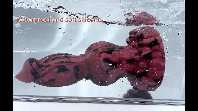 Waterproof Dog Dildo with Knot on Amazon Live