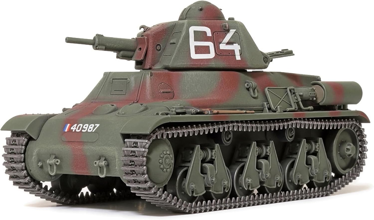 Tamiya 35389 1:35 French Lt. Panzer H39 (1) Model Building, Plastic Kit, Hobby, Crafts, Tank Kit, Military Kit, Tank 1:35, Stand Model Building, Moulded Colour
