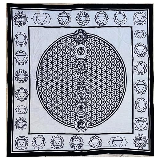 Indian Consigners 7 Chakra Table Cloth