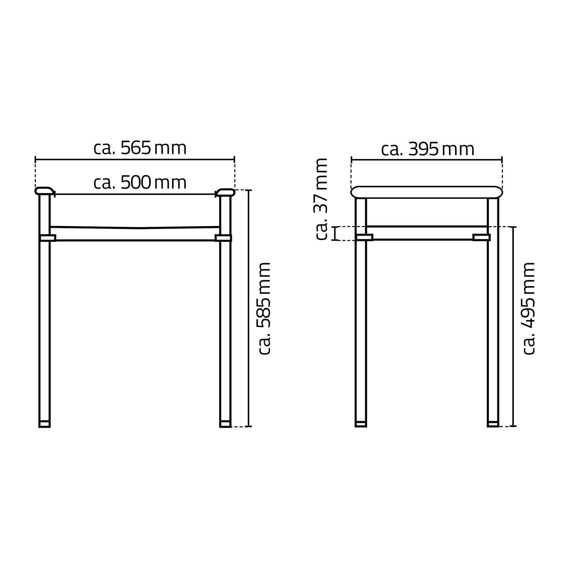 RIDDER Assistent A0220010 taboret łazienkowy, stołek, krzesło, siedzisko, Premium, czarny
