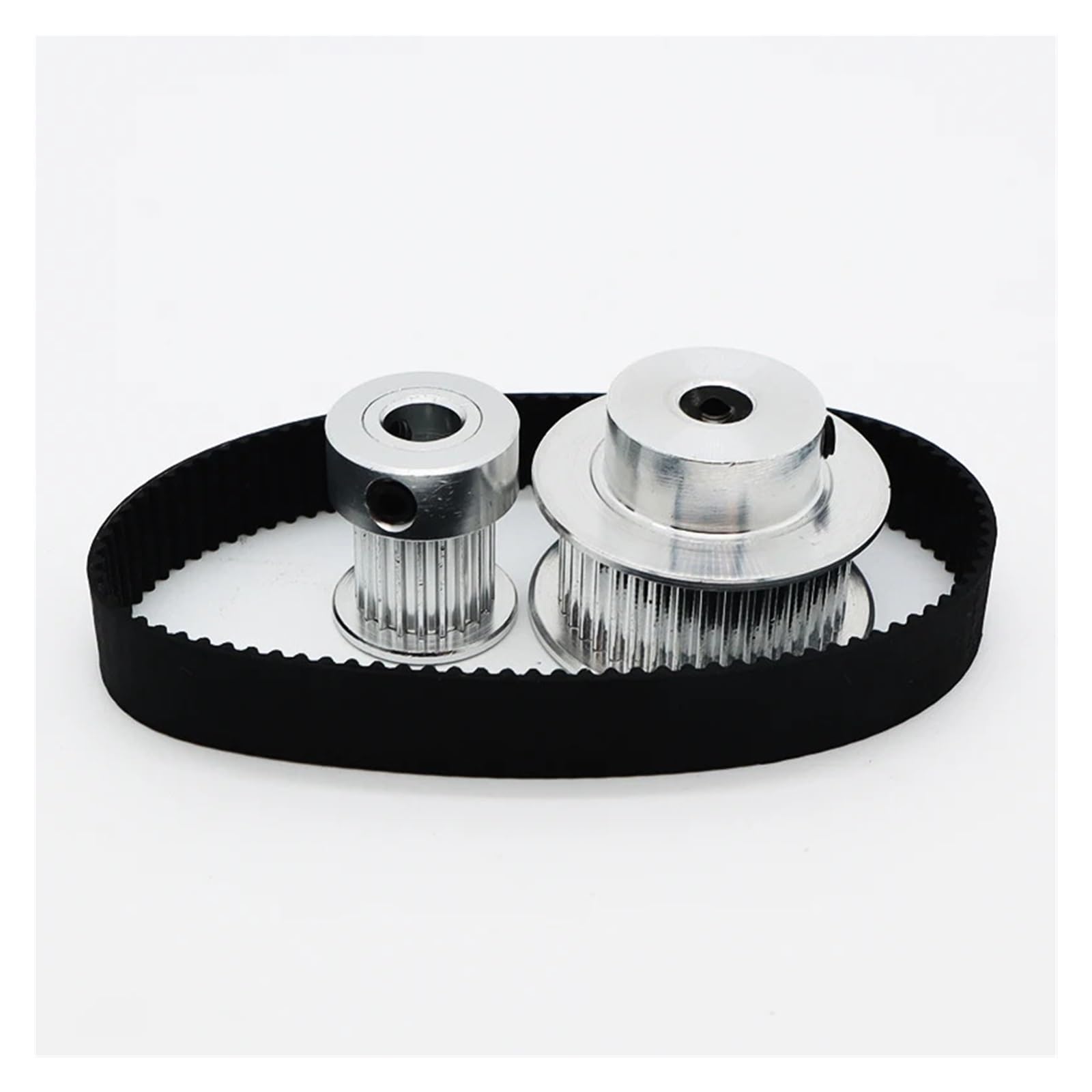48T 24T 2:1 48 dientes 24 HTD 3M juego de polea distribución ancho correa 15mm engranaje ruedas síncronas HTD3M Kit(48T Bore 6mm,Belt Length 255mm,24T Bore 12mm)