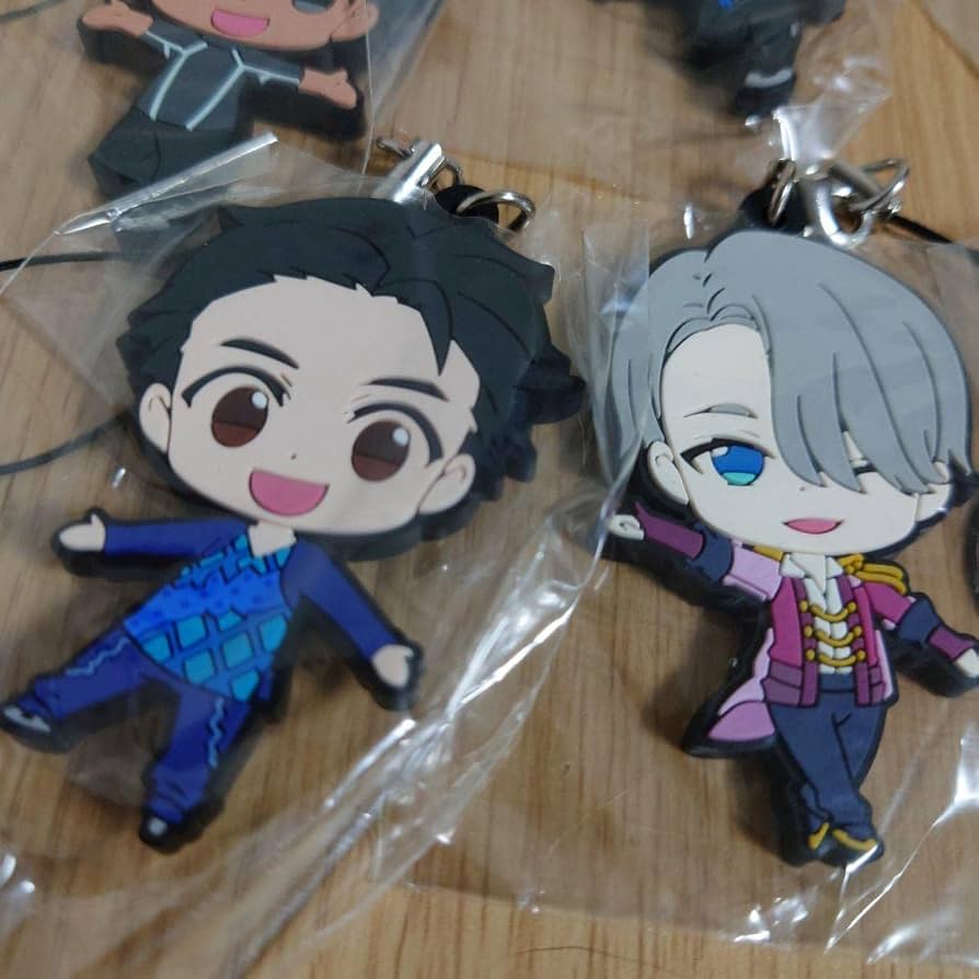 Amazon | ガチャ ユーリ !!! on ice ラバーストラップ 全6種