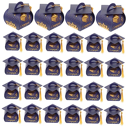 Garneck 50個帽子 付 パーティー用お いボックス 士帽デザイン パッケージ