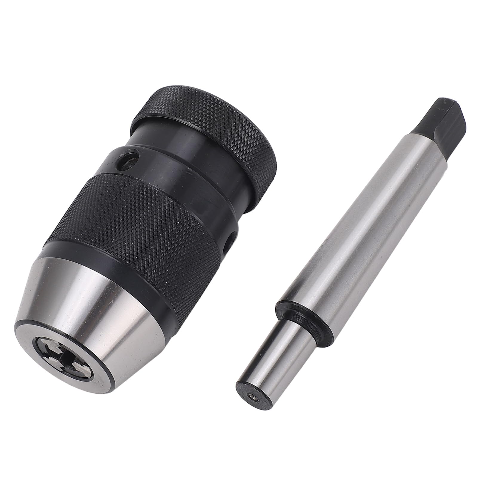 Mandrin de Perçage, Mandrin de Perçage sans clé à Serrage Automatique B12 de 1 à 10 Mm avec Arbre MT2 à B12, pour Perceuses, Fraiseuses, Tours