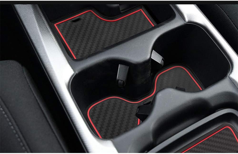 XITER for F150 2015 2016 2017 2018 2019 2020 Car Accessories Cushion Non-Slip Gate Slot Pad Cup Mat Car Interior Door Slot Pad Automotive Decoration 28pcs/Set (BLUE)