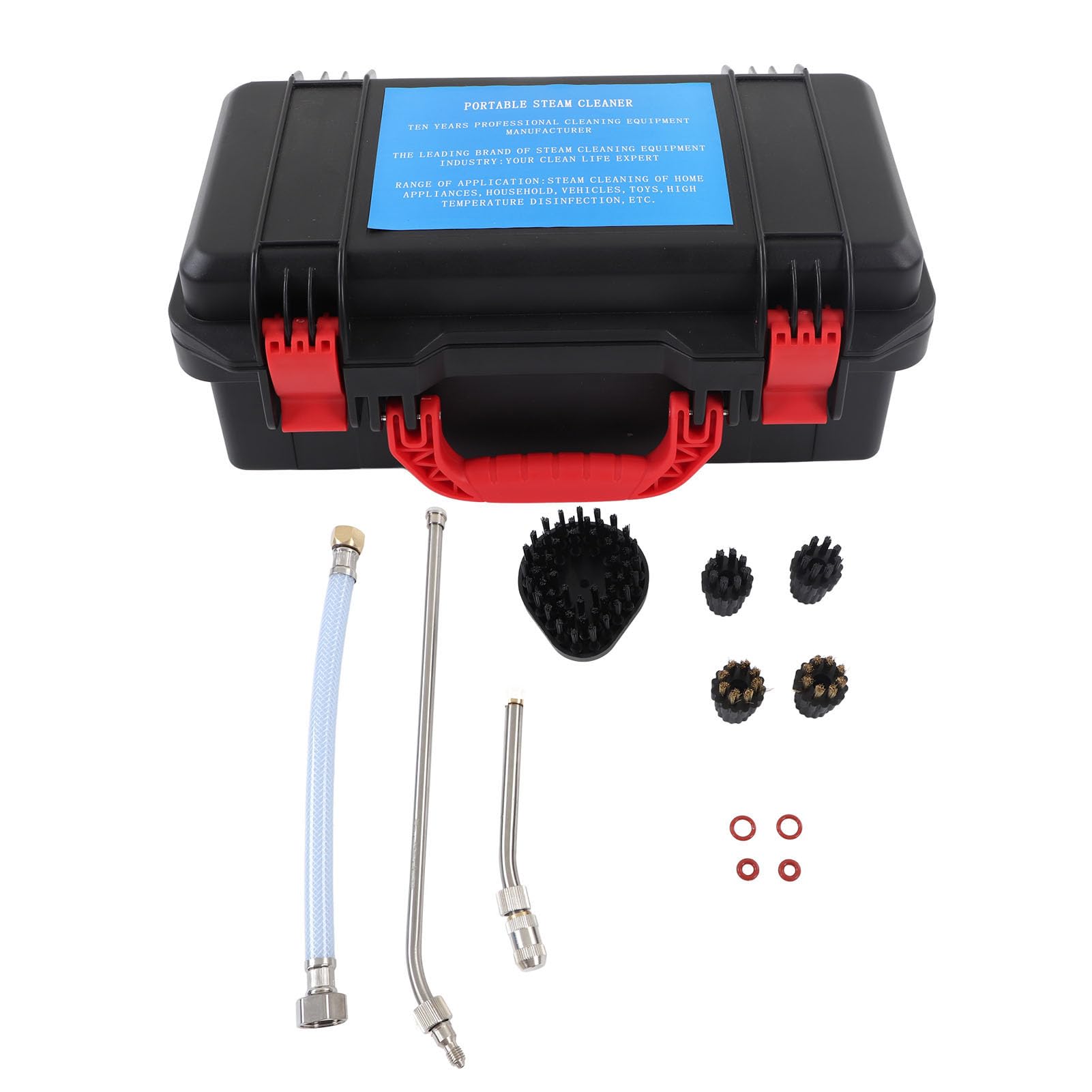 High Pressure Steam Cleaner, Long Life Heavy Duty High Power Commercial Grade Standard 4ft Water Inlet Hose High Temperature Cleaning Machine for Kitchens (1700W US Plug 110V)