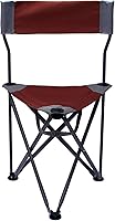 Vista 9 de Travel Chair Slacker Silla trípode para campamento, silla ligera, correa de transporte ajustable para un fácil transporte, patas de pato de gran Azul