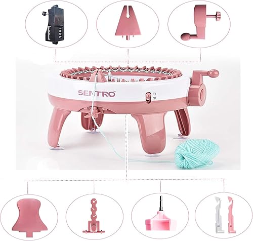 Miniatura 3 de Juego de 32 piezas de accesorios para máquina de tejer Sentro 4048 varias herramientas de repuesto para máquinas de tejer redondas de telar de