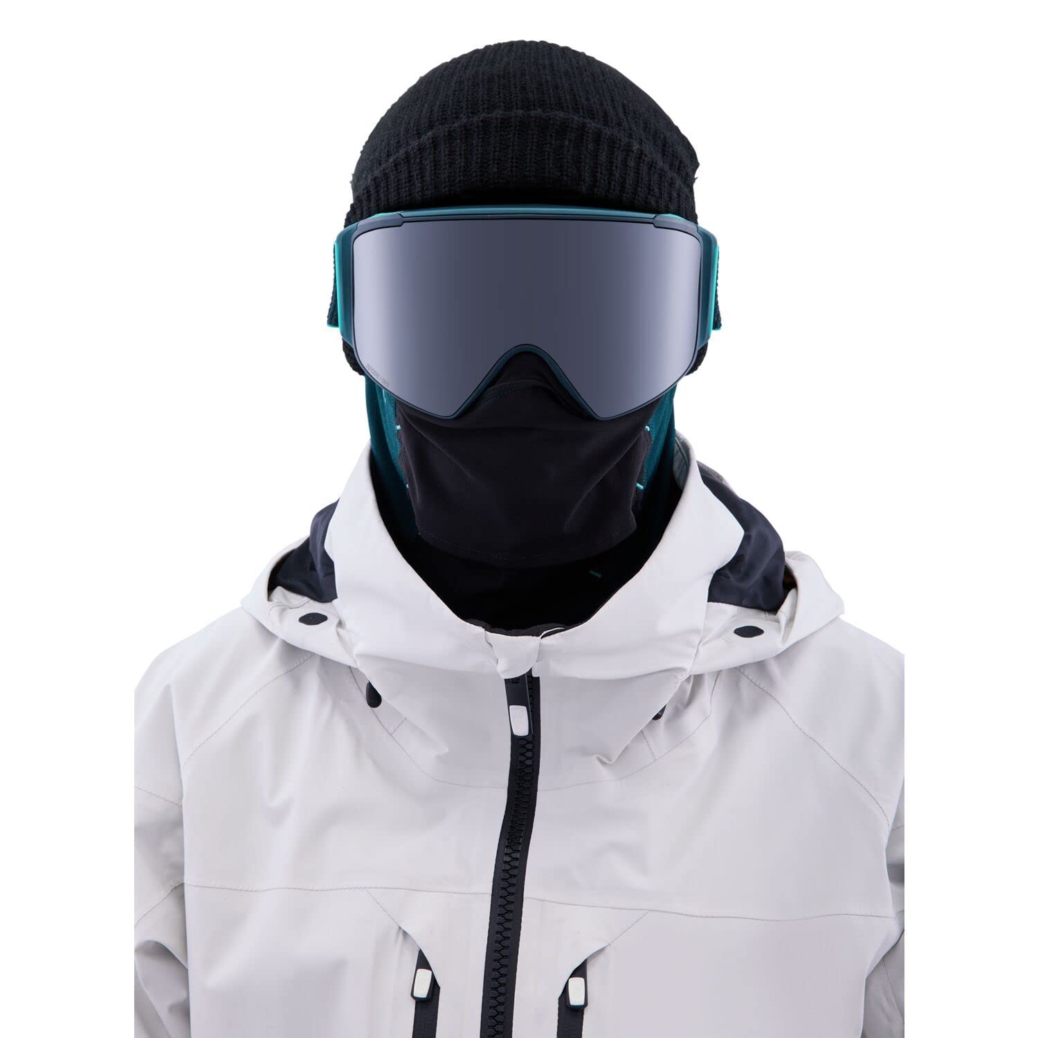 Anon M4S Cylindrical Goggles + Bonus Lens + MFI face mask, Frame: Peacock, Lens: Perceive Sunny Onyx (6% / S4), Spare Lens: Perceive Variable Violet (34% / S2)