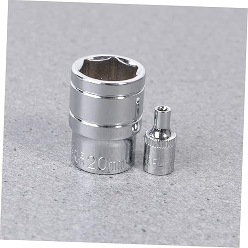 Miniatura 3 de Llave de manga E de acero vanadio para reparación de automóviles, 11 unidades, color plateado