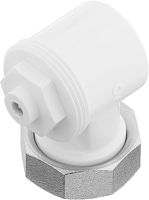 Oventrop 1011450 Angle Adaptor for Valve HK White