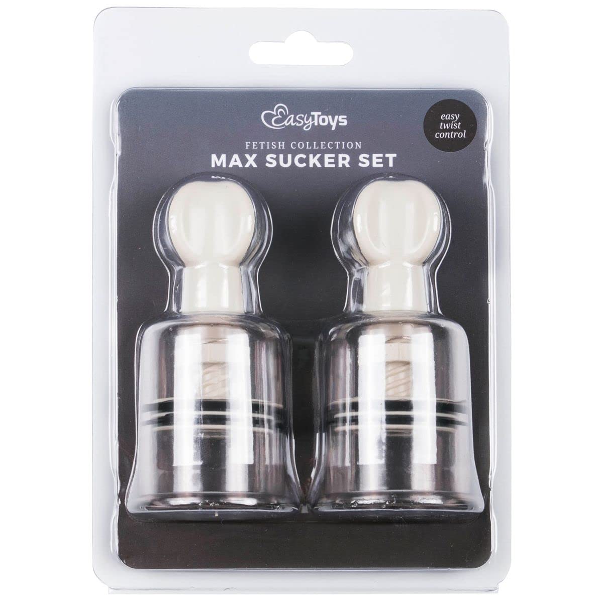 EasyToys Ventouses de Clitoris/Tétons Taille M 2 Pièce