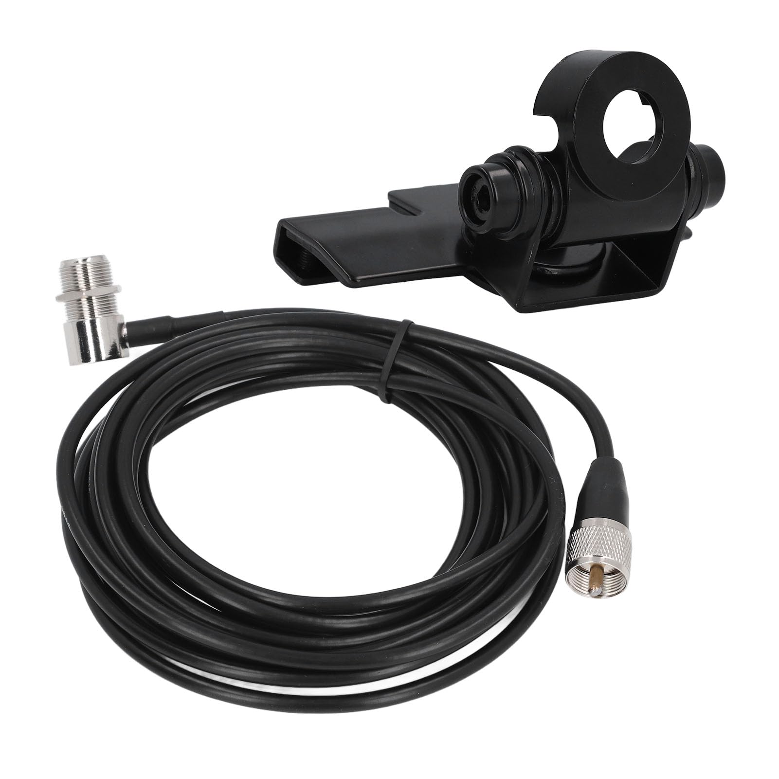 Support d'Antenne Radio Mobile Réglable 360° avec Câble Coaxial PL259 16,4 Pieds pour Nagoya RB 400 Vertex
