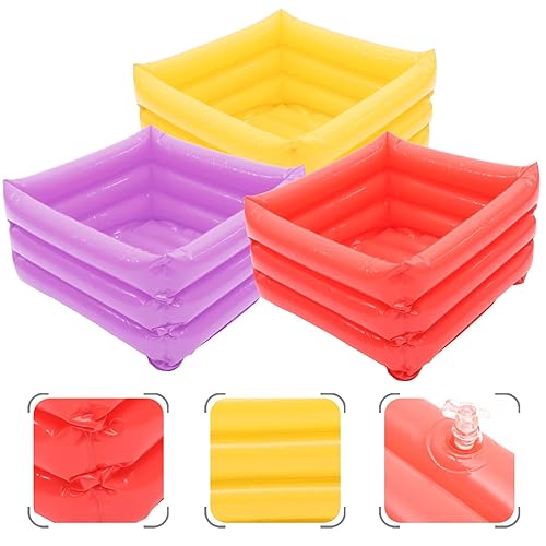 Miniatura 5 de Cuenco de pedicura, lavabo de remojo de pies inflable, lavabo portátil de limpieza de pies, contenedor de baño de pies para el hogar