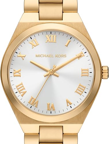 Miniatura 4 de Michael Kors Lennox- Reloj de acero inoxidable con tres manecillas