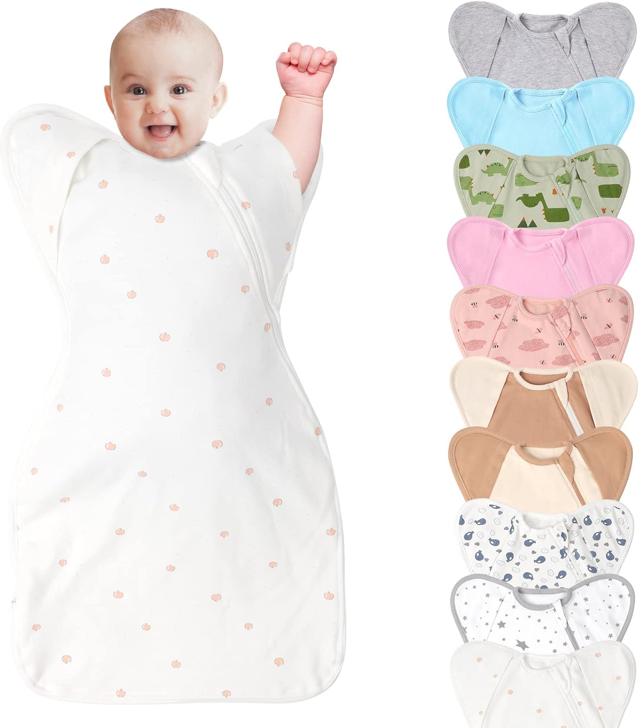 Knirose 3Way Wearable Swaddle Blankets Sleep Sack with