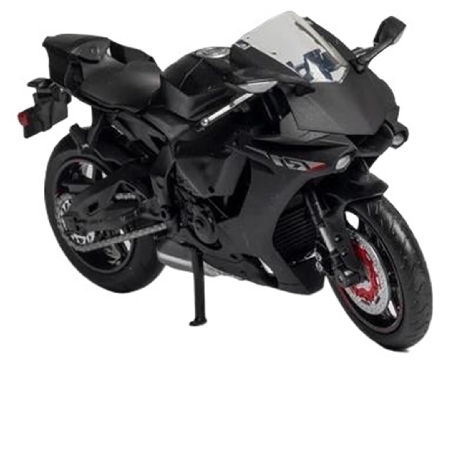 Modelo de Motocicleta Maqueta De Motocicleta Todoterreno, Juguete Regalo Colección 1:12 para Yamaha YZF R1, Simulación Carreras Aleación, Metal Fundido A Presión(Nero)