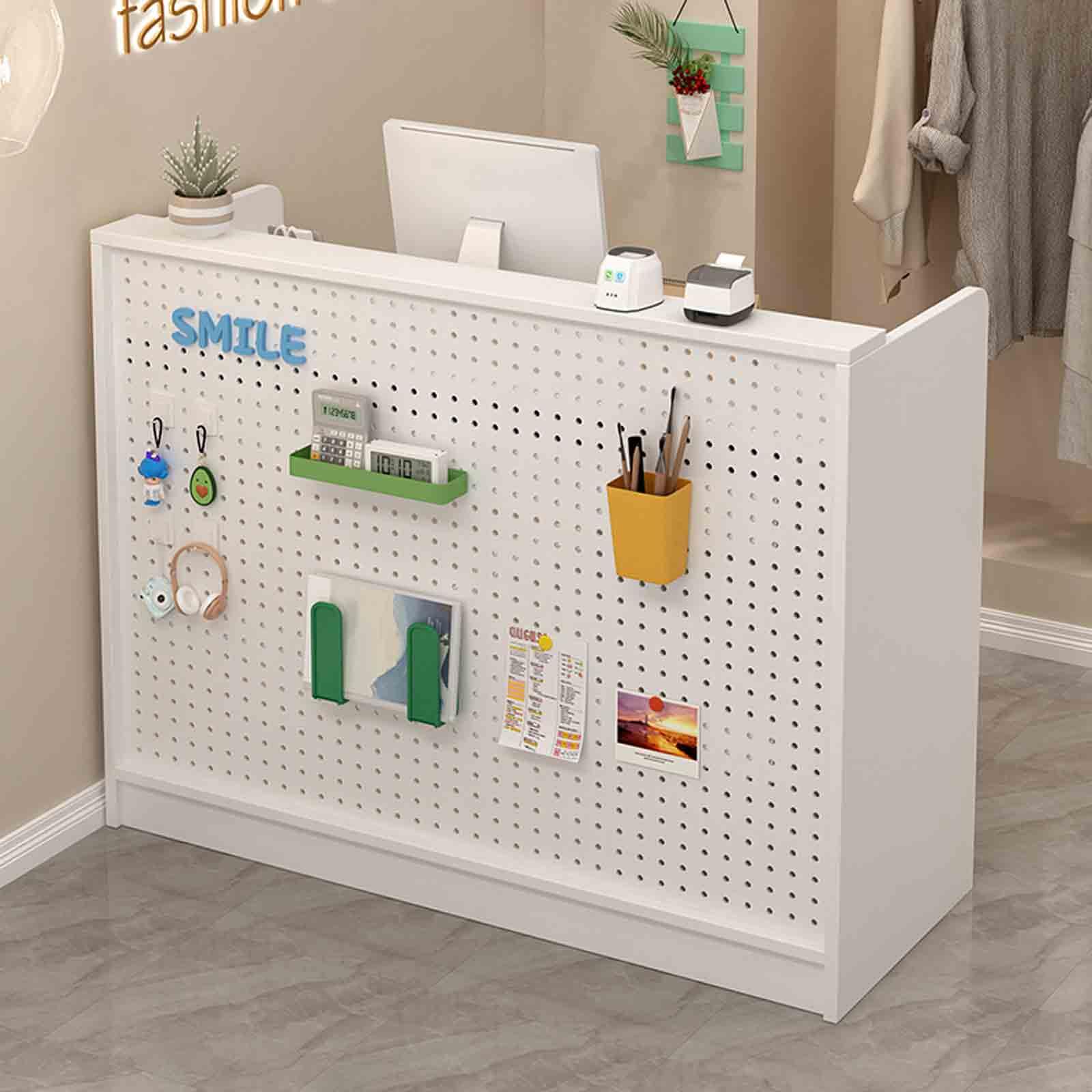 Maison et Cuisine, comptoir d'accueil avec tiroir verrouillable et casiers, Petite Table de Caisse pour la Maison, Le Bureau, Le Hall d'entrée et Le Salon