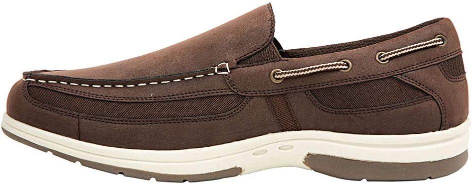 Deer Stags mens Bowen Boat Shoe, Dark Brown, 10.5 US