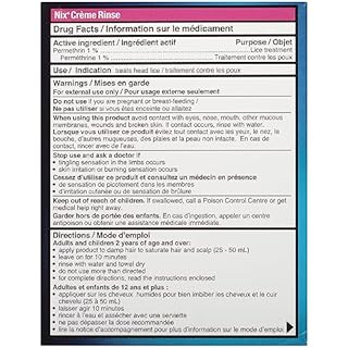 Nix Creme Rinse with Nit Removal Comb - 56gm - Effective Head Lice Treatment