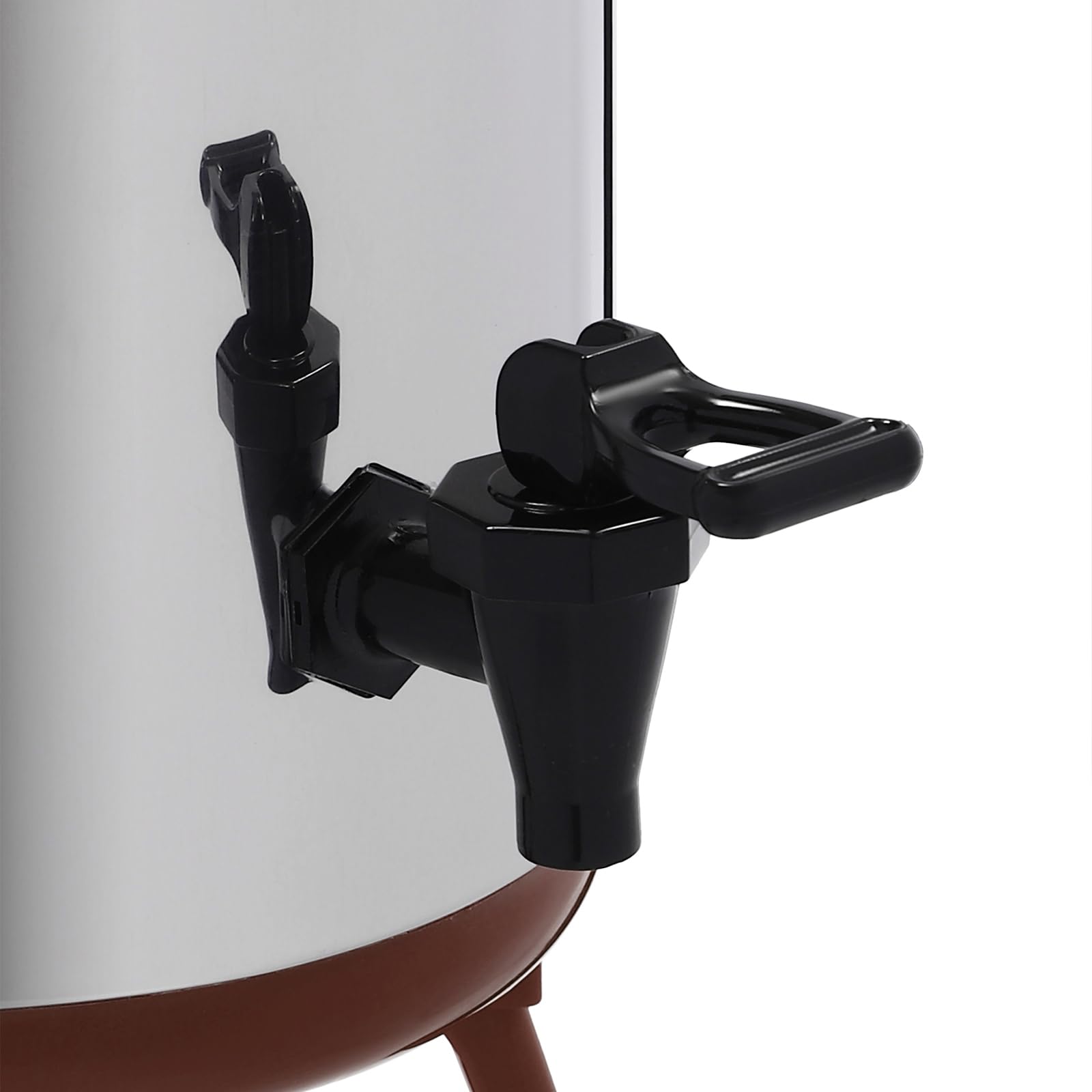 Dispensador de agua caliente, urna de catering de 6 litros, dispensador de bebidas aislado de acero inoxidable, cubo térmico para agua caliente y bebidas