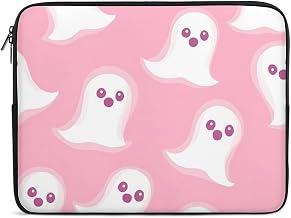 Cute Ghost Pattern Laptop Case Sleeve Computer Tablet Bag | Slim Cover for 10" 12" 13" 15" 17" Protective Double Zippered