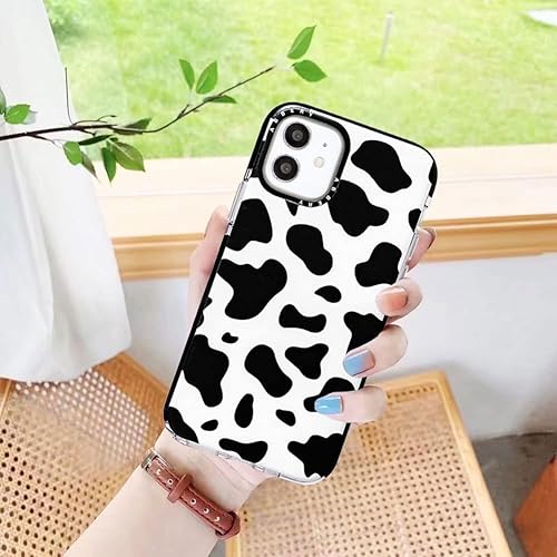 Miniatura 3 de Abbery Funda diseñada para iPhone 11, diseño de vaca, bonita funda transparente con diseño de estampado de vaca, silicona suave, TPU resistente, a