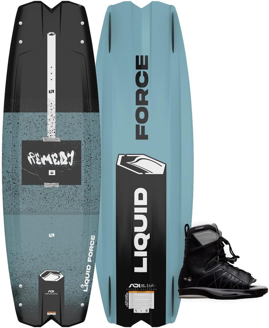 Liquid Force Remedy 142 Wakeboard w/ Transit6X 8-10 Bindings