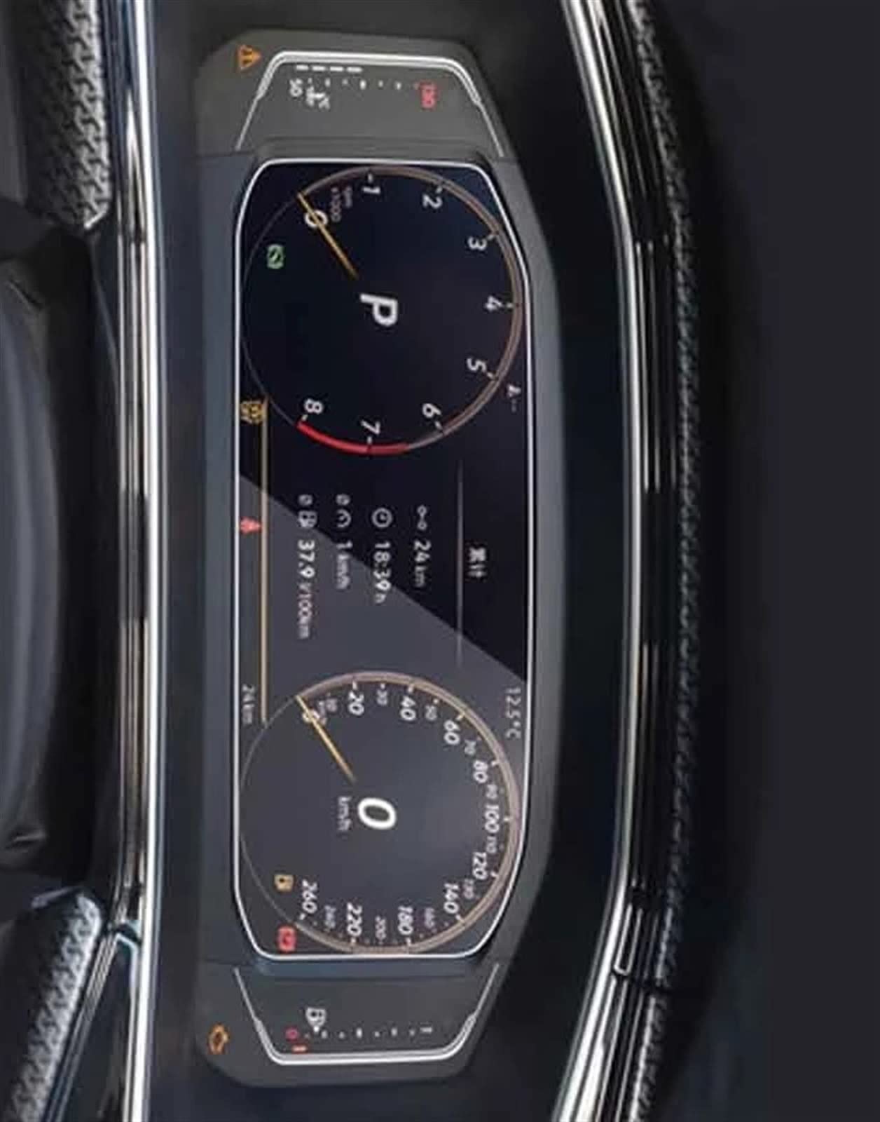 Protecteur d'écran tableau de bord verre trempé voiture VW Nivus 2020 2021