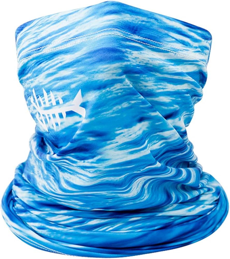 BASSDASH UPF 50+ UV Sun Protection Neck Gaiter Fishing Mask Hunting Kayaking Hiking Cycling Ski Sports Black Camo : Sports & Outdoors