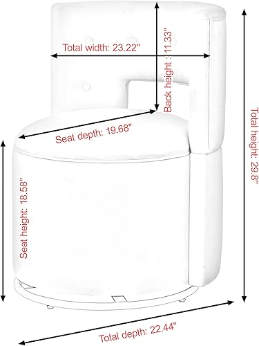 Miniatura 2 de Silla giratoria de 360 con función de almacenamiento, silla curvada de terciopelo suave con base de metal dorado para sala de estar, guardería,