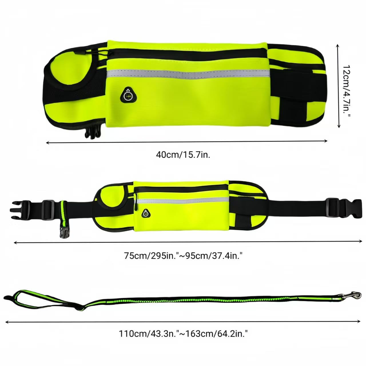 Vndnsy Hands Free Dog Lead 110-163 cm - Image 2