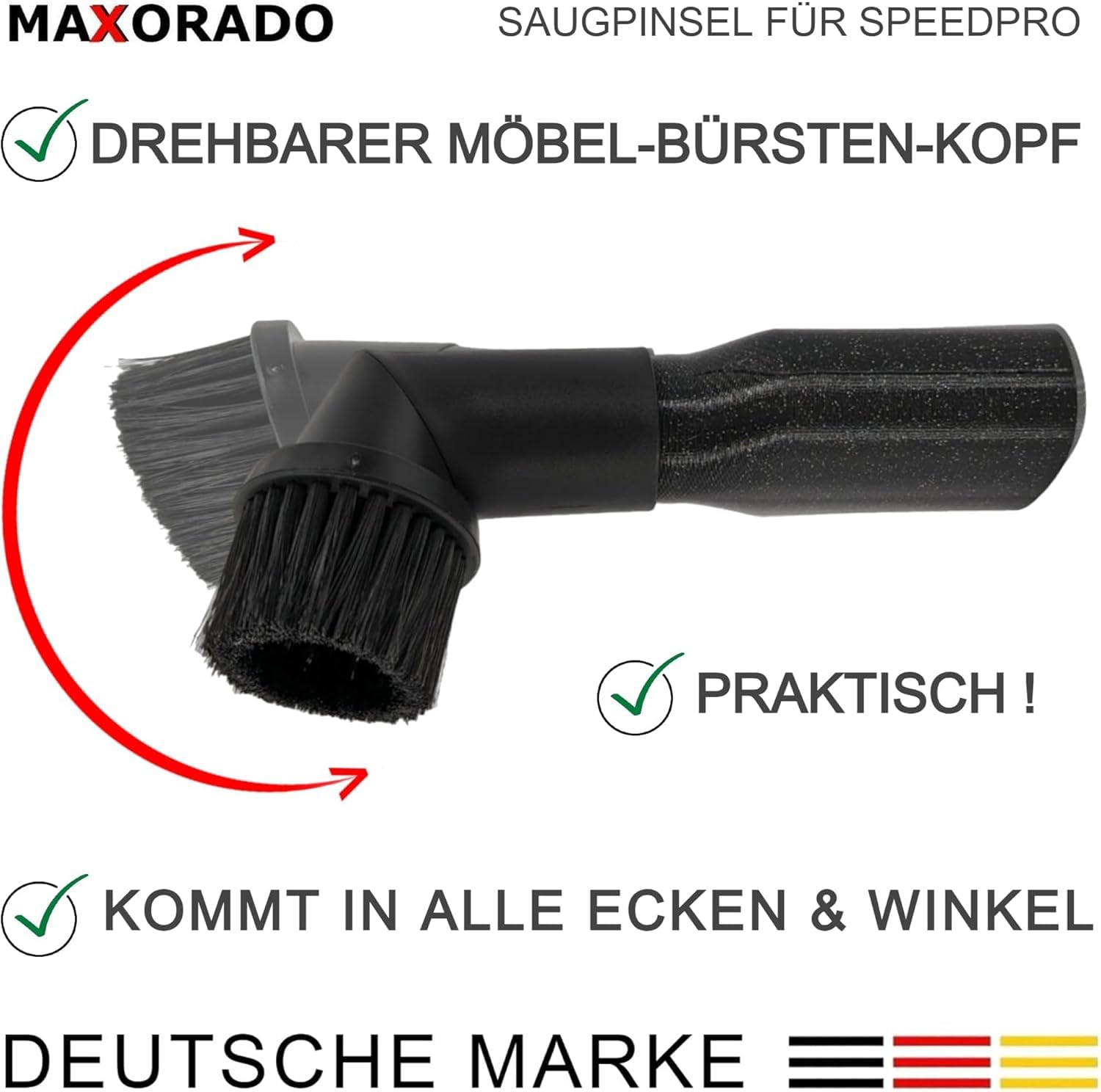 Set di ugelli per aspirapolvere, compatibili con Philips Speedpro I Max I Aqua di ricambio accessori di ricambio spazzola per aspirapolvere, spazzola per bocchetta a lancia, spazzola per