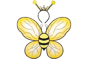 Bumble Bee Wings and Headband - The Perfect Accessory for Your Buzz-Worthy Costume