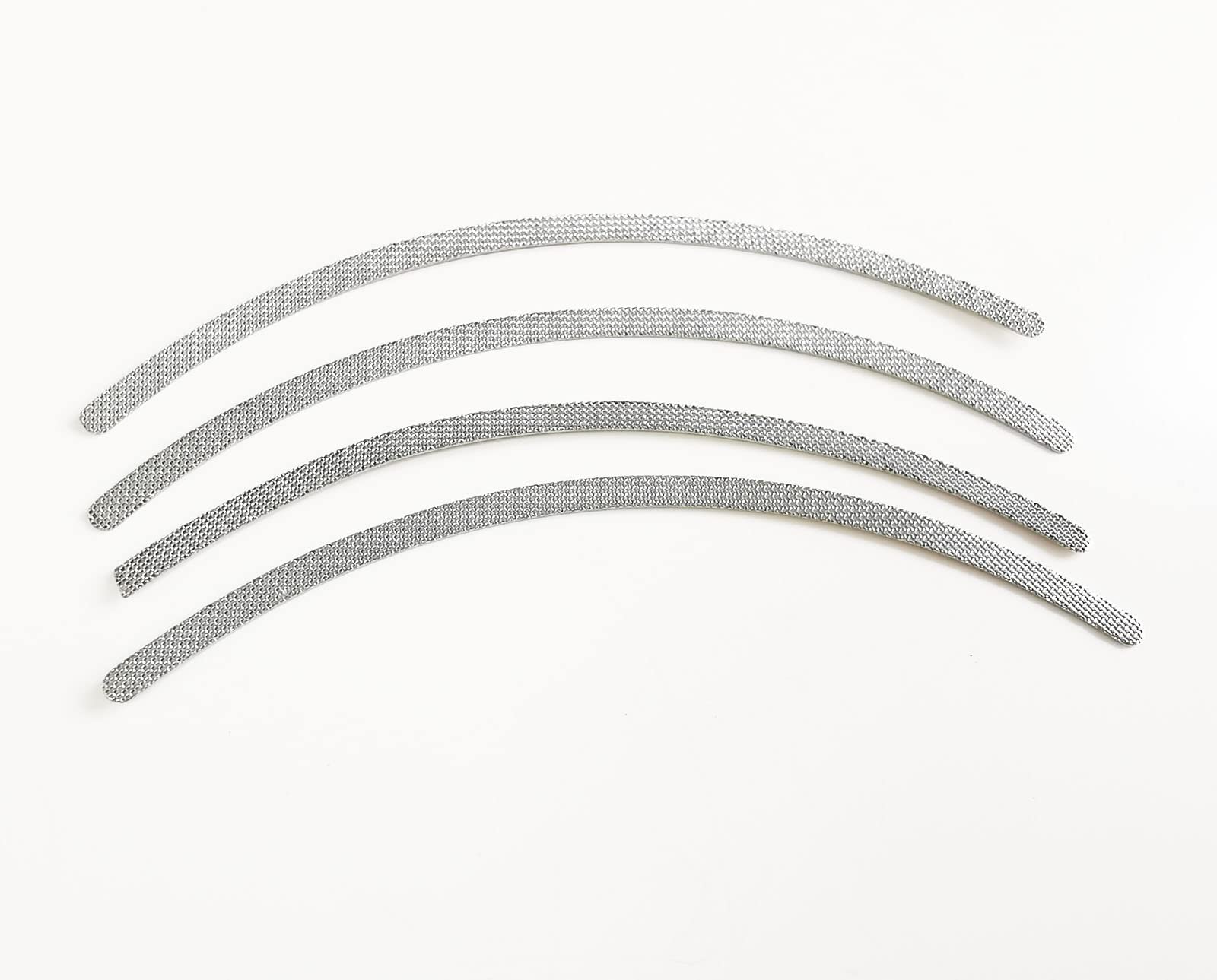 4 Pcs SmileTech New Dental Universal Lingual Retainer Mesh Base 2.0 mm Dental Orthodontic Materials Ortho Lingual Buttons (4 Pcs Lingual Retainers)