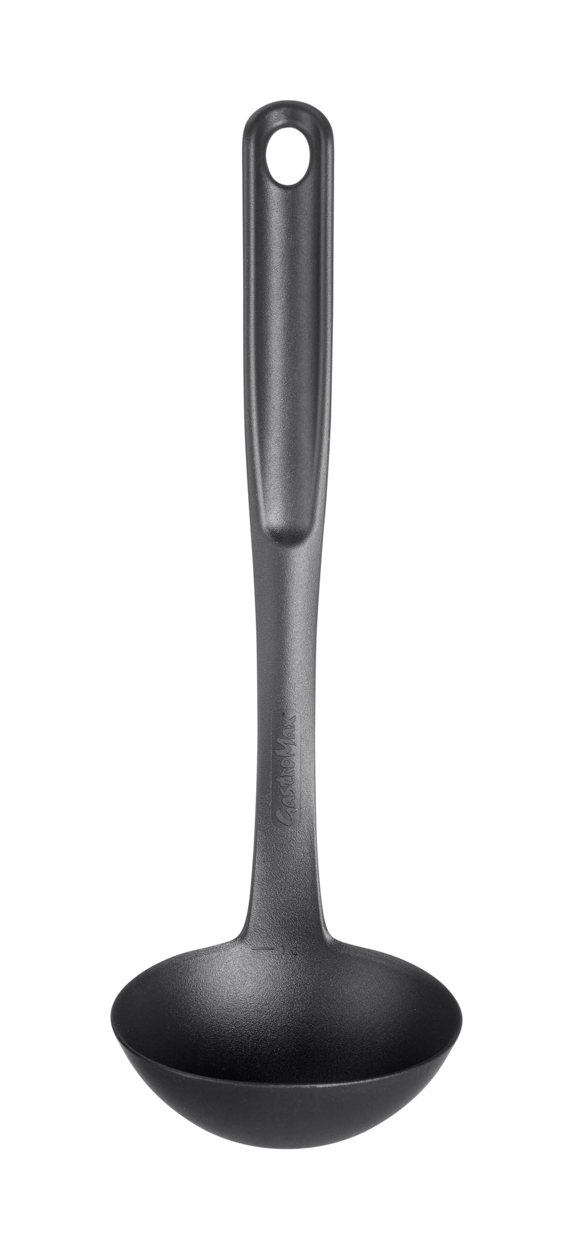 GastroMax Soup Ladle 27 cm Dark Grey Nylon BPA Free Kitchen Utensil - Suitable for Non-Stick cookware