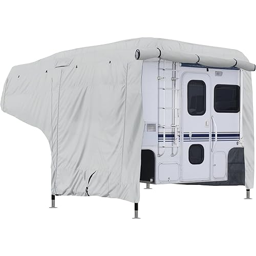 Classic Accessories Over Drive PermaPRO Deluxe Water-Repellent Camper Cover, Fits 10' - 12' Campers