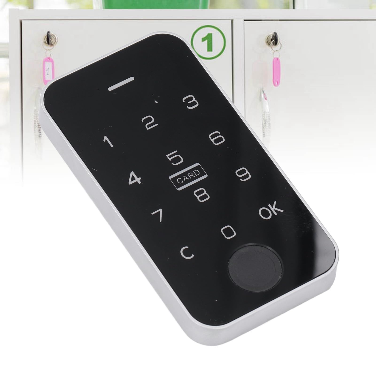 Elektronisches Schrankschloss mit digitaler Touch-Tastatur und Fingerabdruck-Passwort für Kleiderschrank, Spind und Nachttisch