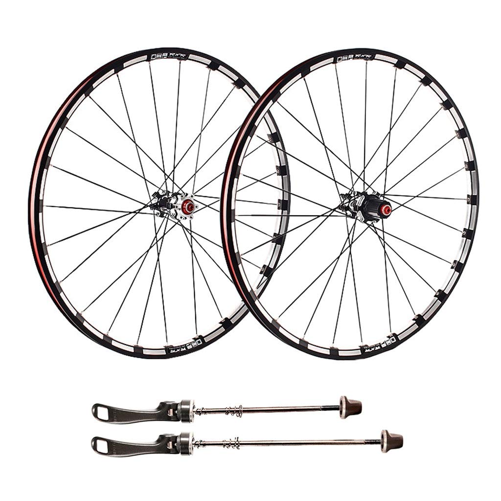 CHICTI 27.5/29" Mountain Bike Wheels, Double Wall Quick Release MTB Rim Sealed Bearings Disc 7 8 9 1