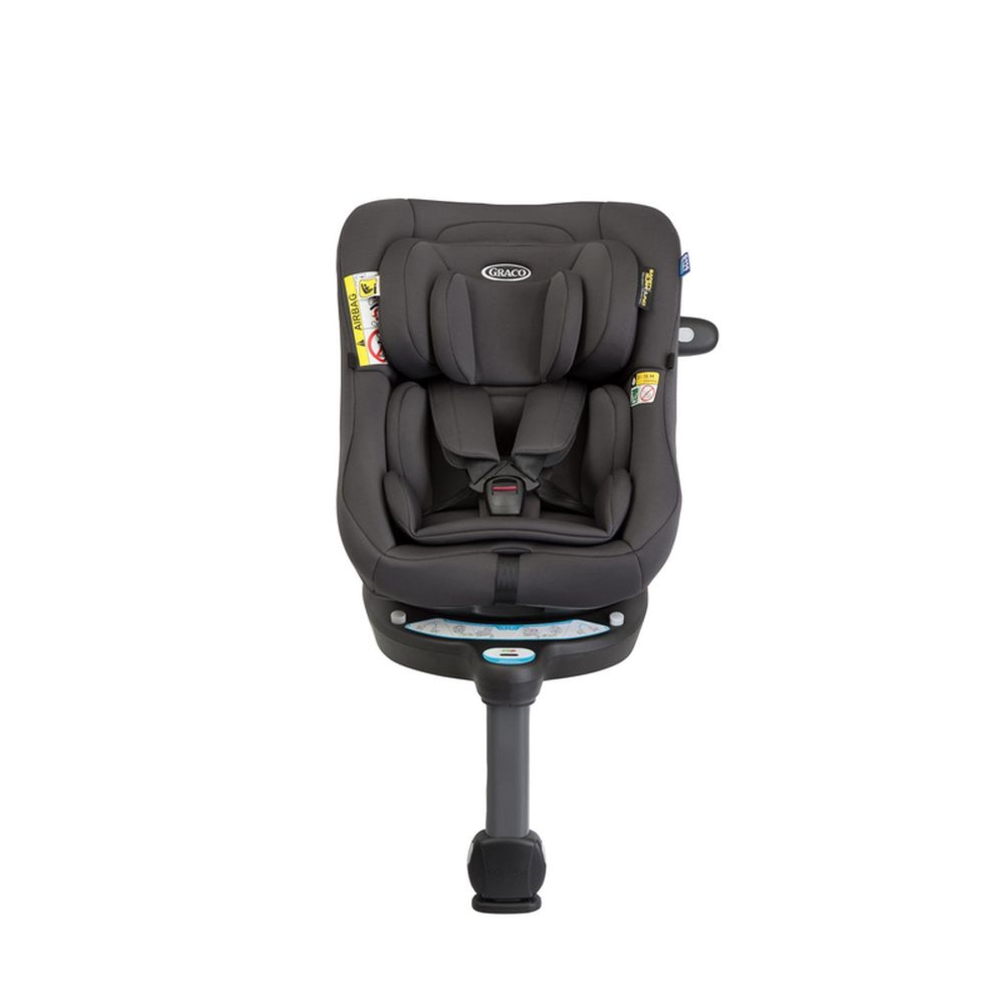 Graco Turn2Me fotelik samochodowy 2 w 1, model DLX i-Size R129, ewolucyjny fotelik samochodowy 2 w 1, obrót o 360°, 40-105 cm (od urodzenia do ok. 4 lat), żelazo