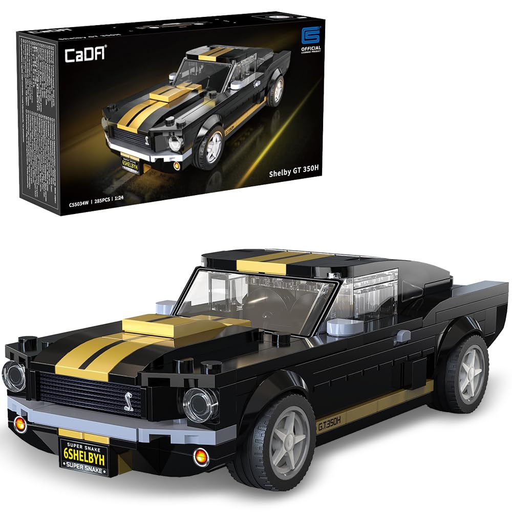 Amazon.com: CaDA C55034W Shelby GT 350H Mustang Black Supercar