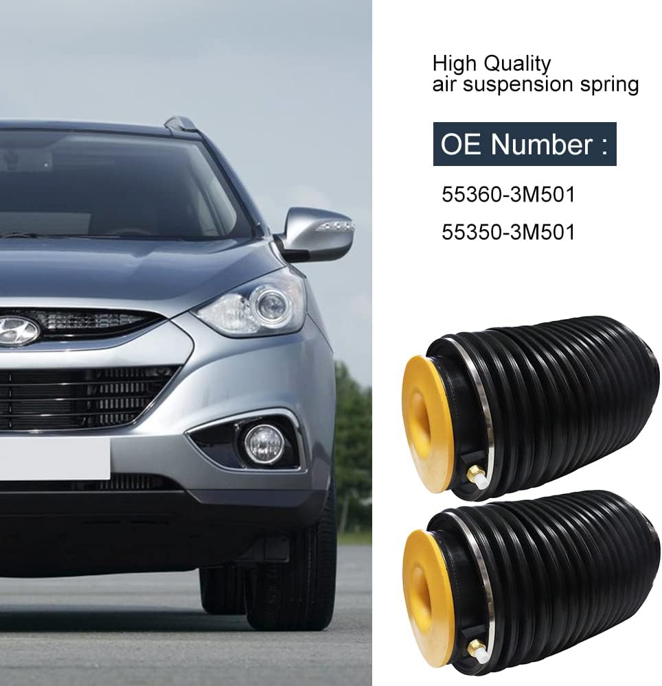 Buy 1 get 1 AIRSUSFAT Rear Right Left Air Suspension Spring For Hyundai Equus 2009-2016 For Hyundai Centennial 2009-2013 55360-3M501 55350-3M501