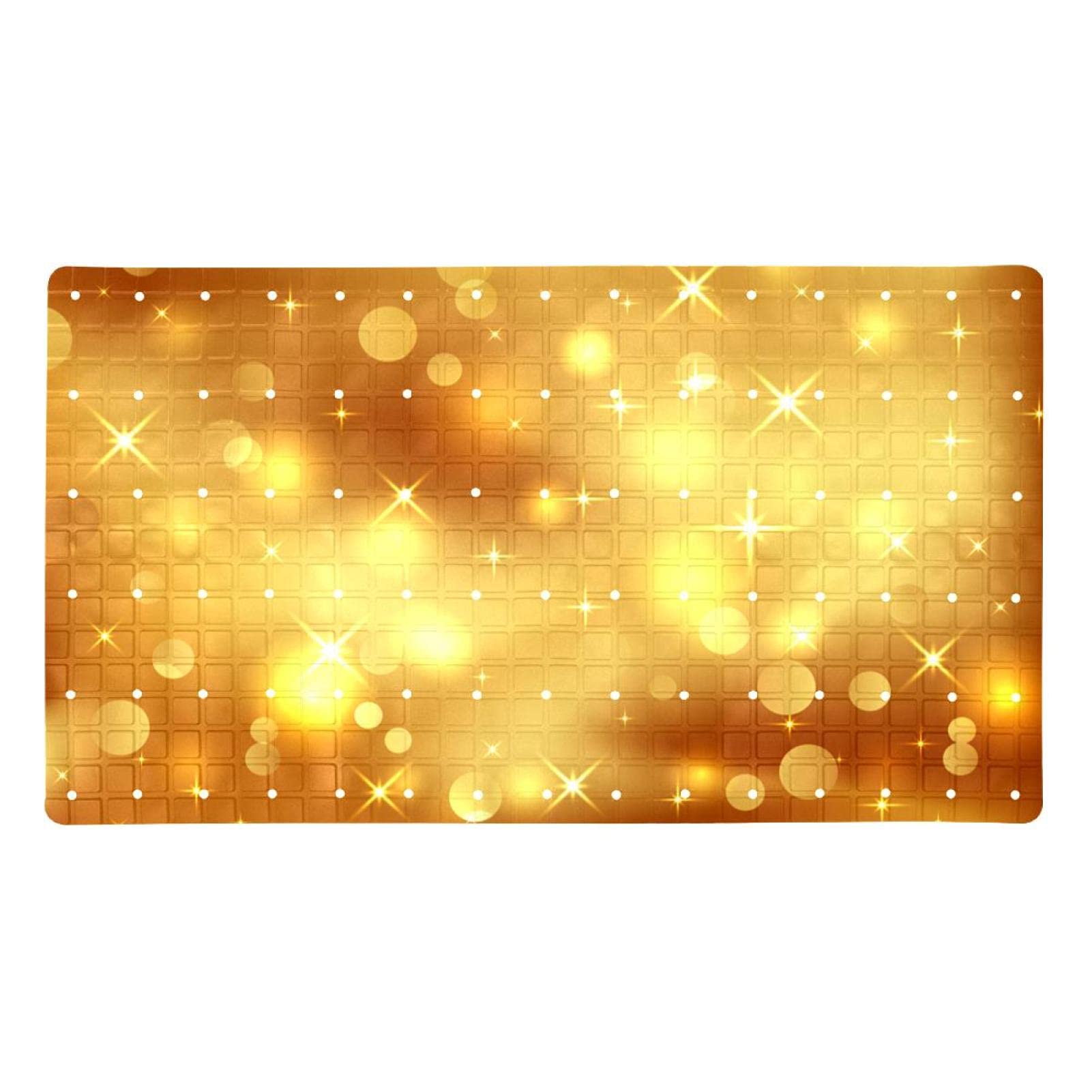 Tapis de salle de bain pour baignoire sécurisé 40 x 70 cm avec ventouses de fixation