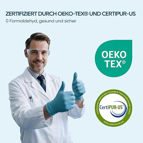 Miniatura 7 de AIRSKY Almohadas suaves de espuma viscoelástica, almohada para dormir de lado, almohada refrescante para dormir, certificada CertiPUR-US, inodora,