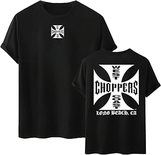 West Coast Choppers Motorcycle CO. TEE T-Shirts, Black,Size:S-3XL